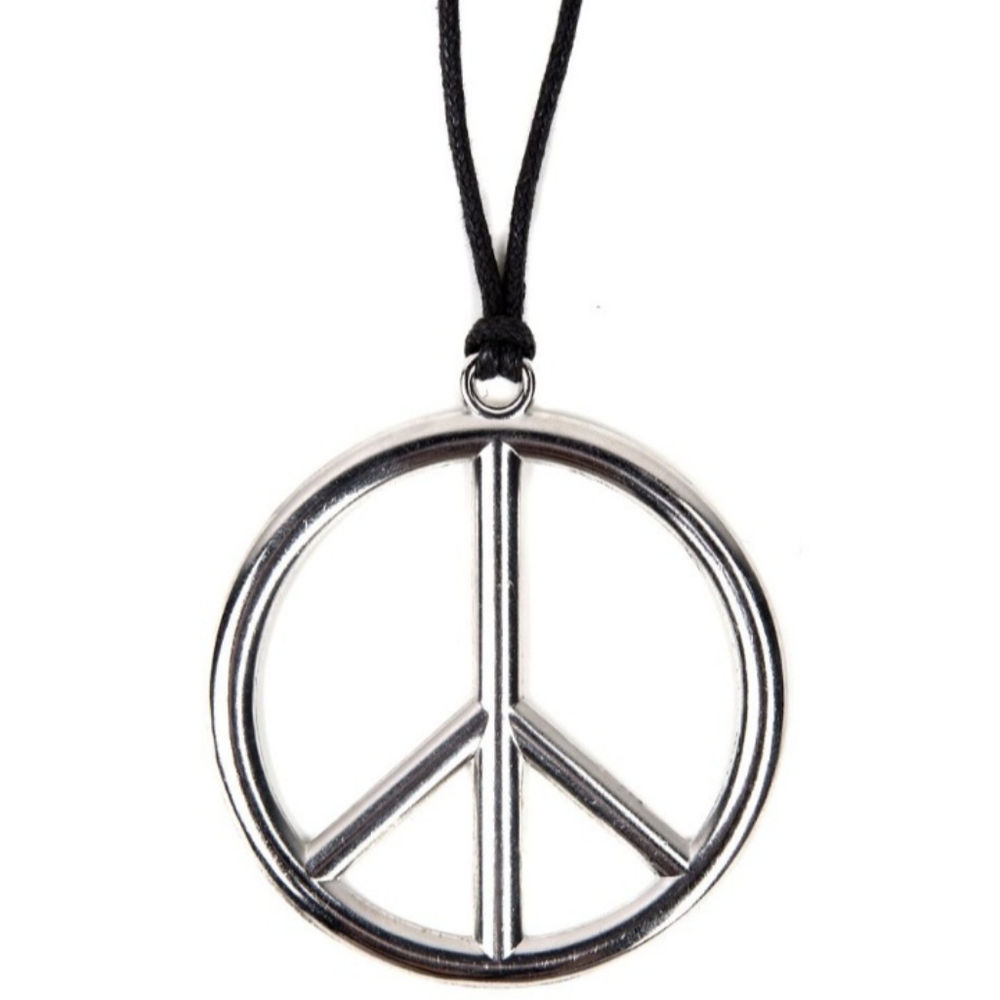 ☆ (2) 70s Hippie Peace Necklaces